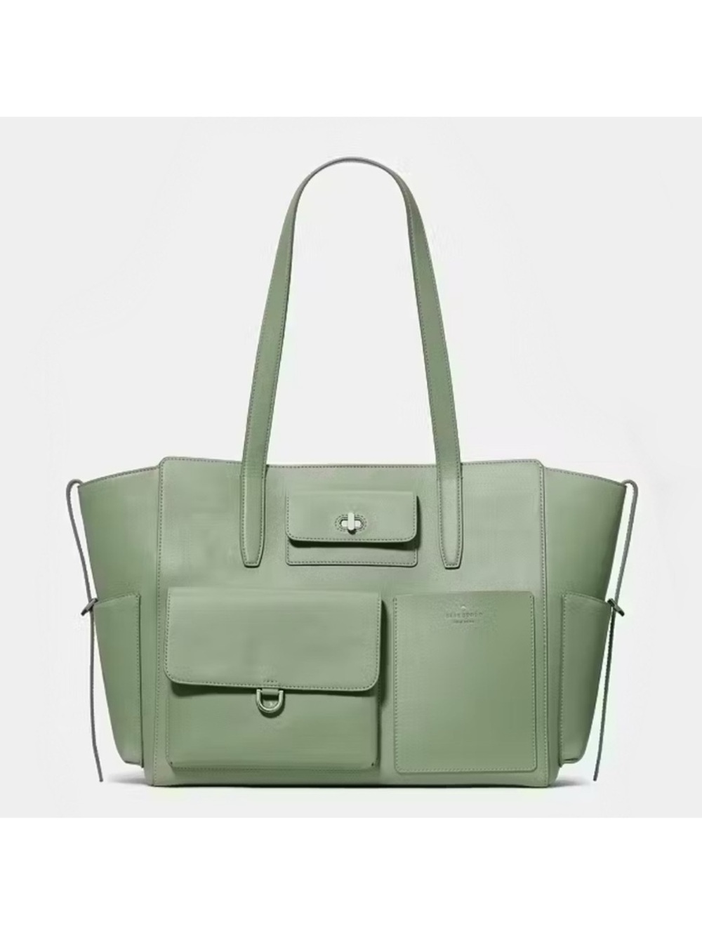Kate Spade Cargo Leather Large Tote Bag Green